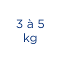 3 à 5 kg