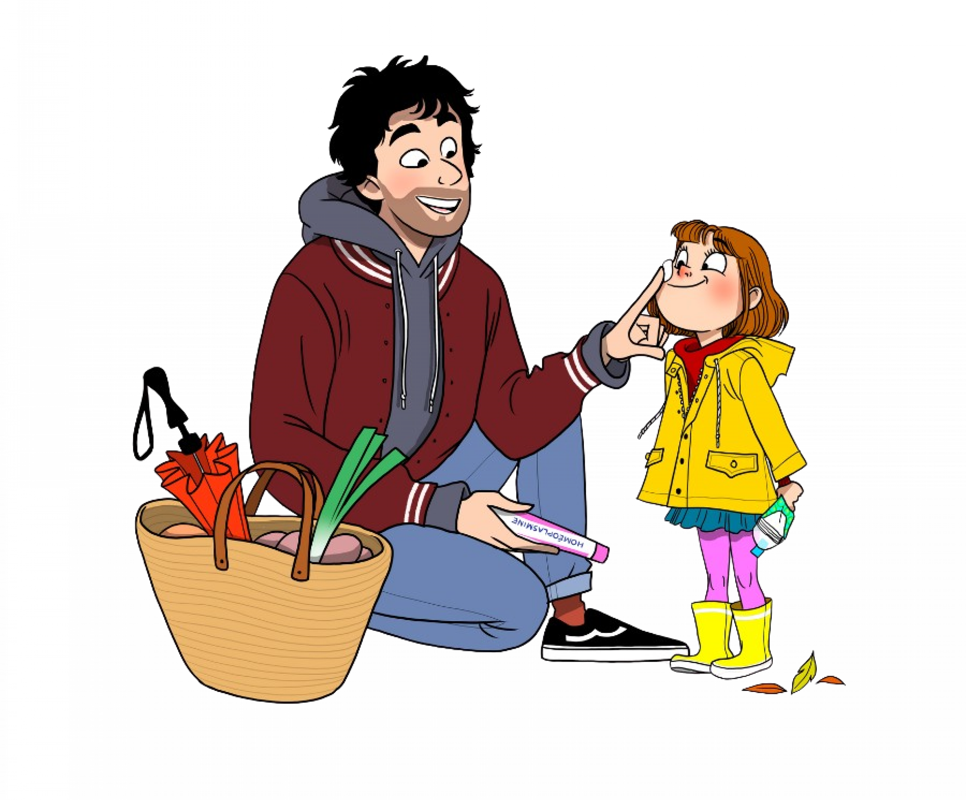 papa-fille-nez